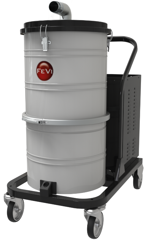 FEVI RVS industrial vacuum for textile trimmings