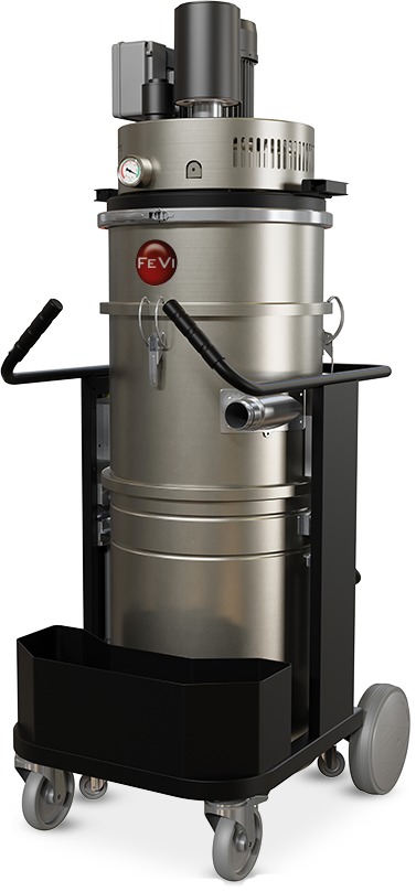 Fevi TDC30 iClean turbine vacuum with automatic filtration system
